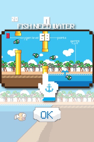 Jumpy Fish - New Adventures of the Best Flying Floppy Bird Fish screenshot 2
