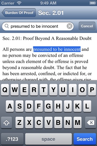 Texas Penal Code screenshot 3