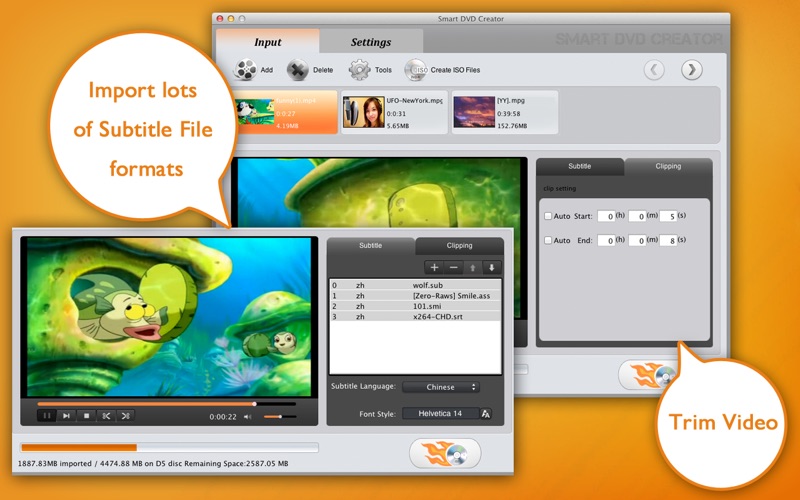 【图】视频刻录Smart DVD Creator(截图2) 【图】视频刻录Smart DVD Creator(截图2)