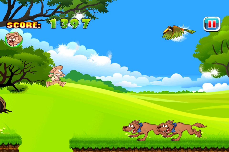 3 little pigs Run : Three Piggies Vs Big Bad Wolf screenshot 3