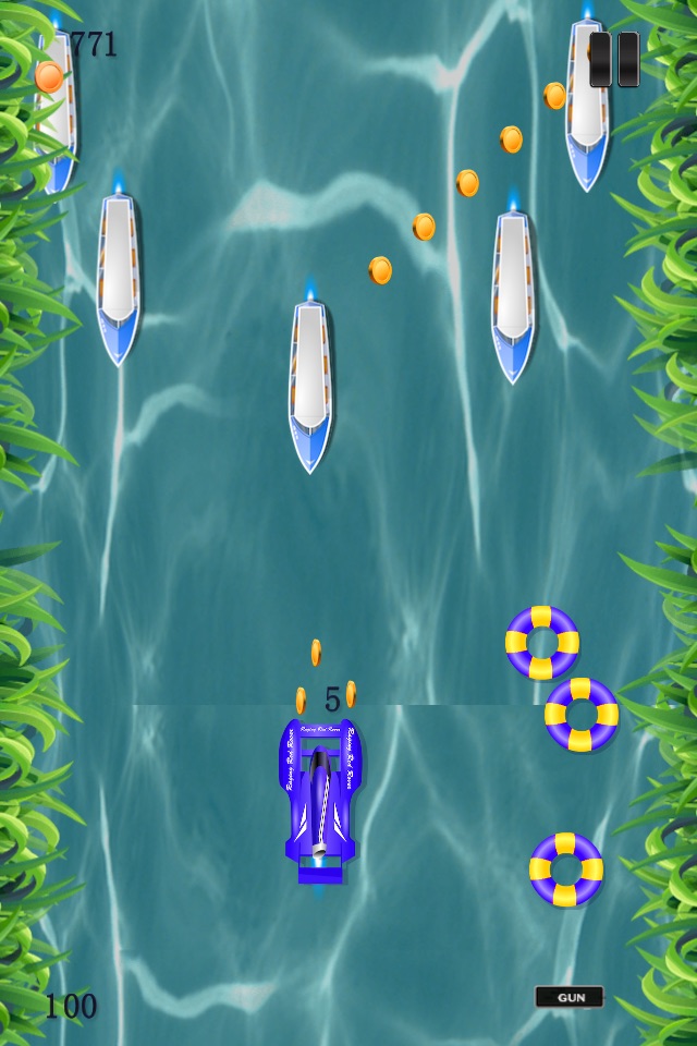 A Jet Boat Racer - A Speed-Boat Shooter Free Water Racing Game screenshot 3