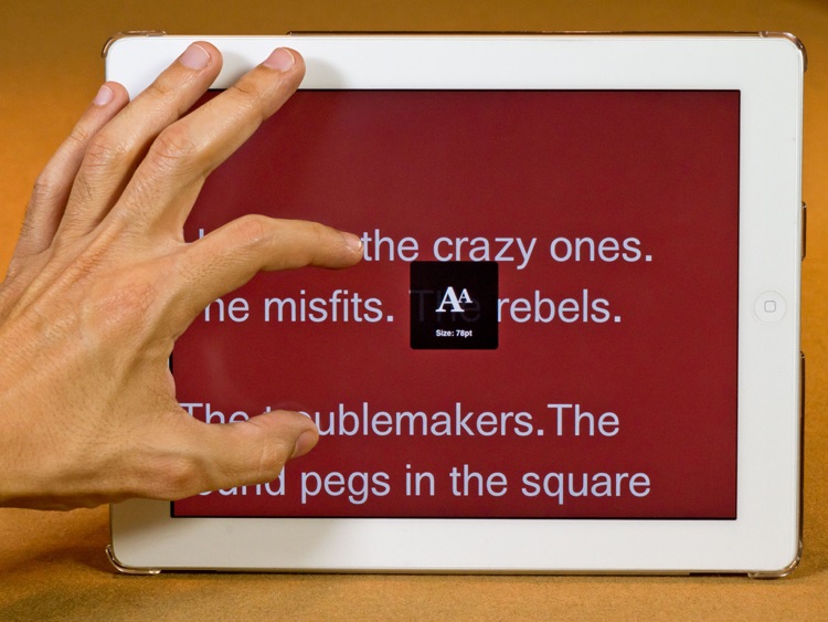Promtr - Multitouch Teleprompter