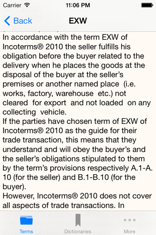 Incoterms®2010 & Contracts Lite screenshot 3