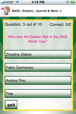 World Soccer Quizzle™ - Sports Trivia screenshot 3