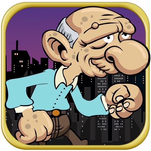 A Crazy Old Grandpa Run iOS App