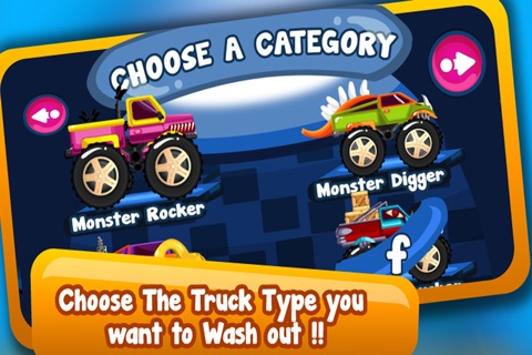 Monster Truck Wash - Casual Kids Games screenshot 4