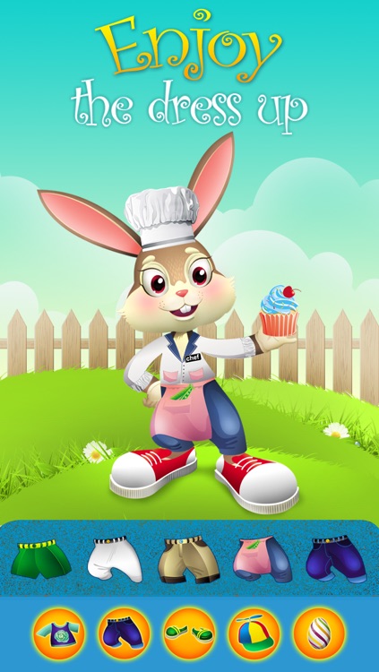 Cute Bouncy Bunny Rabbit - Dressing up Game for Kids - Free Version screenshot-3