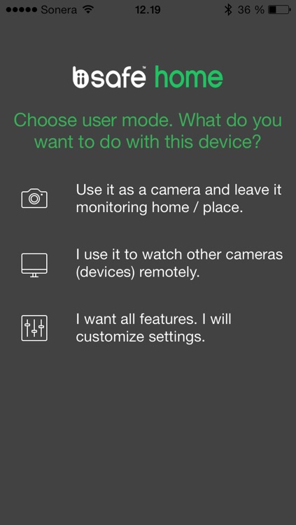 BiiSafe Home - Remote monitoring with picture and video clips