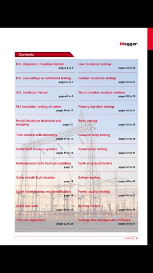 Megger test and measurement catalogues(圖3)-速報App