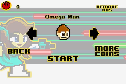 Omega Man Pixel Battle Station X Run screenshot 2