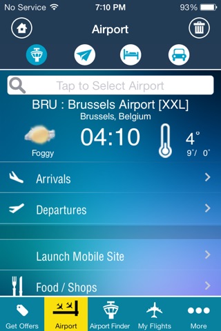 Brussels Airport (BRU) Flight Tracker radar for all airlines screenshot 2