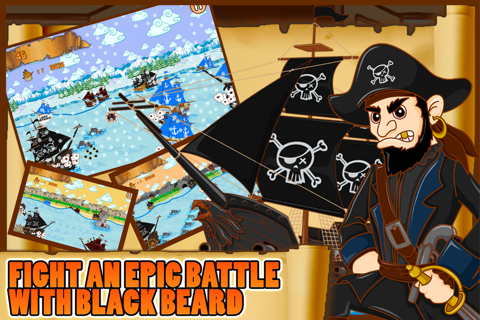 7 Seas Pirates Adventure Kids Game With Top New Shooting Pirate Ships And Fun FREE screenshot 3