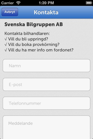 Svenska Bilgruppen AB screenshot 2