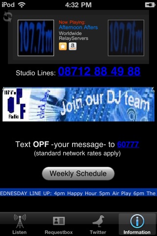 OPF Radio 107.7fm OPFradio OPF Group screenshot 4