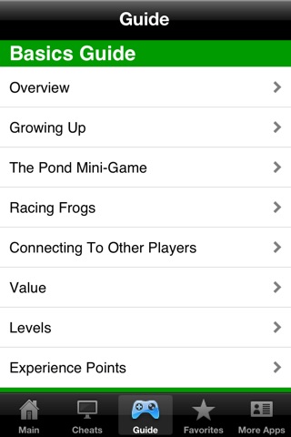 Pro Cheats - Pocket Frogs Edition screenshot 3