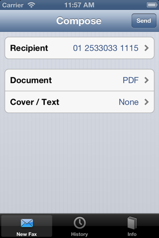 Fax App screenshot 2