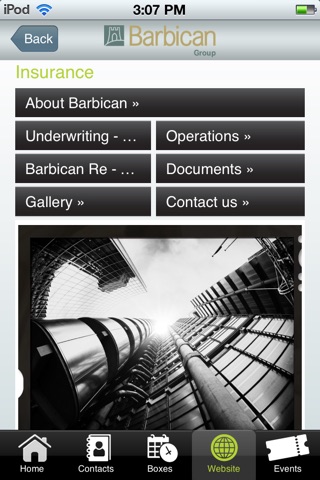 Barbican Group screenshot 2