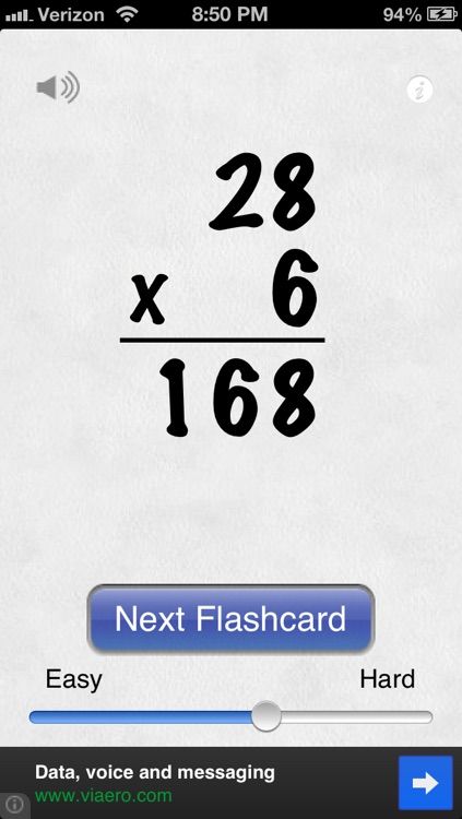Awesome Flashcard Multiplication FREE
