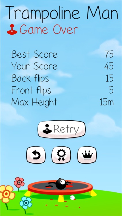 Trampoline Man (Stickman Game)