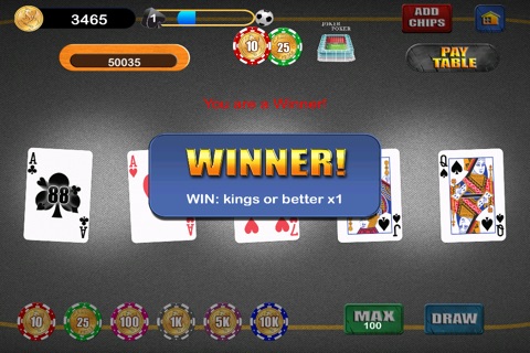 Absolute Sport Casino - Texas Holdem Poker Double or Nothing screenshot 3