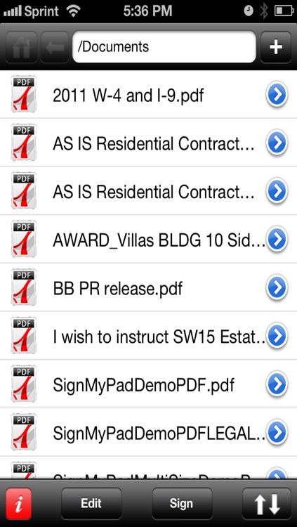SignMyPad for iPhone