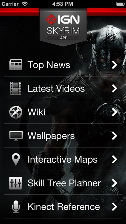 IGN App For Elder Scrolls V: Skyrim