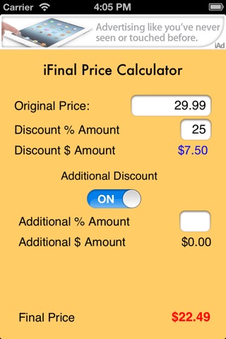 iFinalPrice screenshot 3