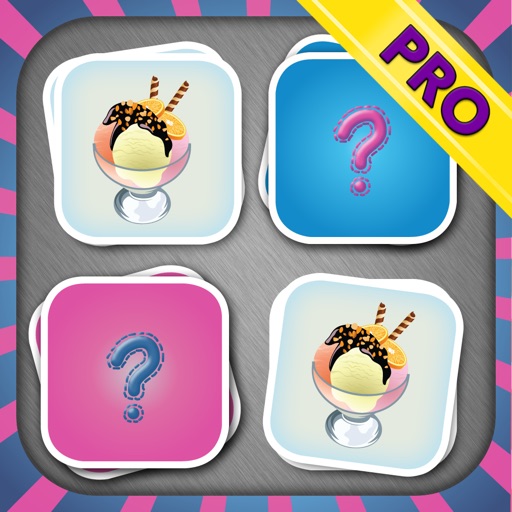 Street Food Fun Memory Game PRO -  pairs matching genius for  kids and adults. Icon