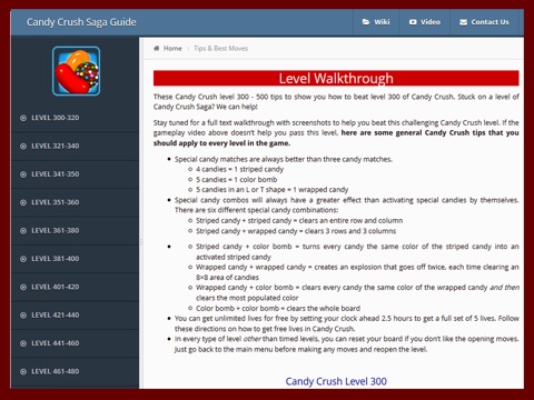 Guide for Candy Crush Saga - Videos, Tips, Walkthrough screenshot 3