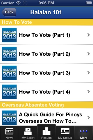 Comelec screenshot 3