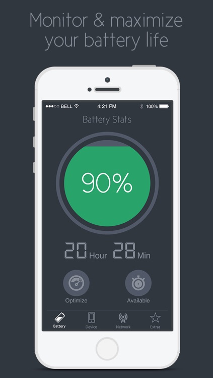 iStats - iPhone Batter Charger, Device & Network Info screenshot-0