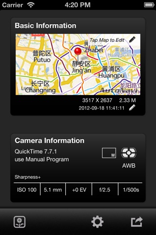 EXIF-fi (Photo GPS/EXIF viewer and editor) screenshot 4