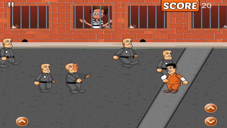 Prisoner Food Fight - Jail Hero Orange Defender