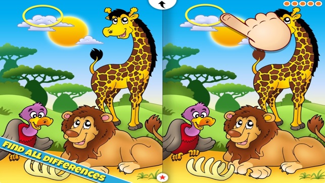 Africa & Adventure Spot the Difference for Kids and Toddlers(圖1)-速報App