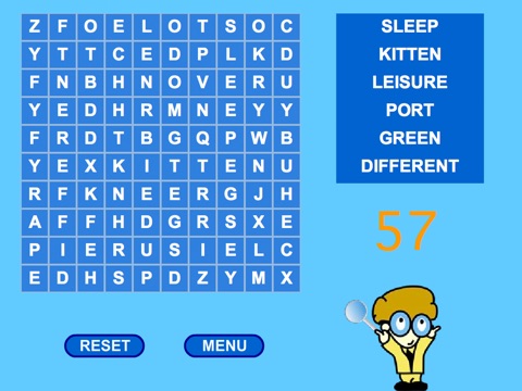 Word Search Minute for iPad screenshot 2