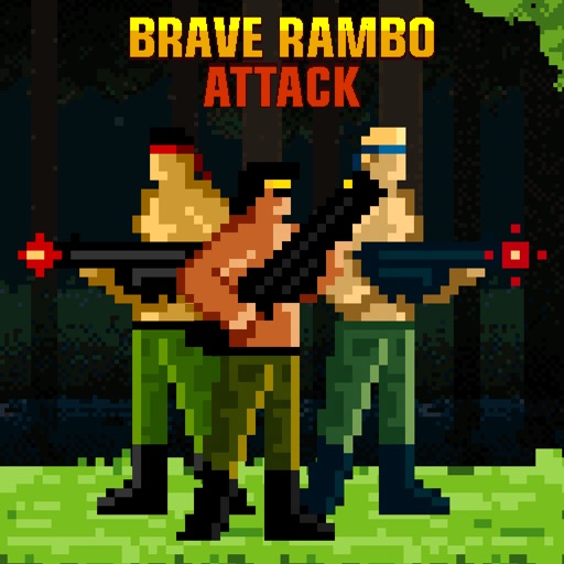 Brave Rambo Attack - Fighting the Evil Enemy in Dark Forest