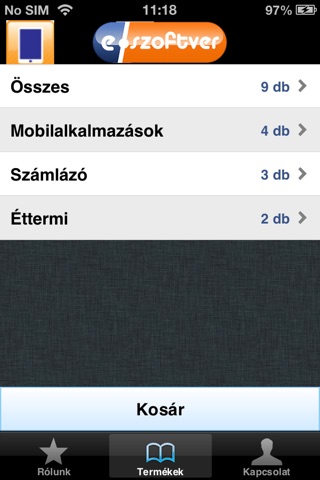 E-Szoftver screenshot 2