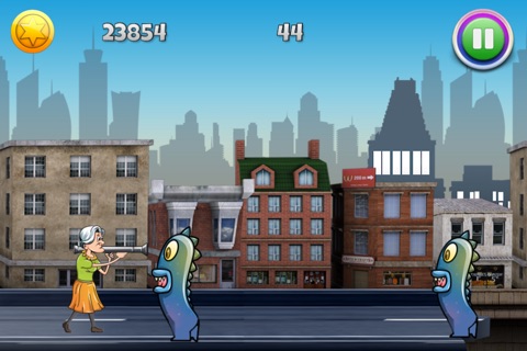 Granny Bazooka : Invasion of the Aliens screenshot 3