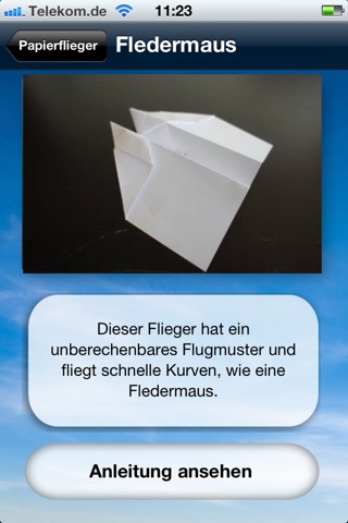 Papierflieger Anleitungen screenshot 3