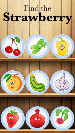 Vegs and Fruits: free educational game for kids - have fun a(圖1)-速報App