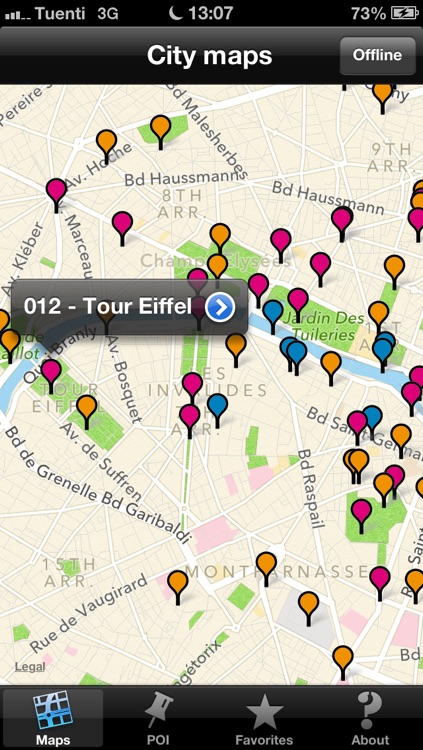 Paris touristic audio guide (english audio)