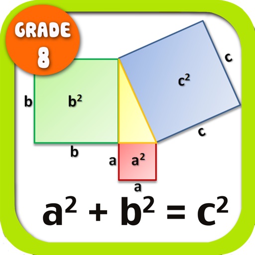 Kids Math-Pythagorean Theorem Worksheets(Grade 8)