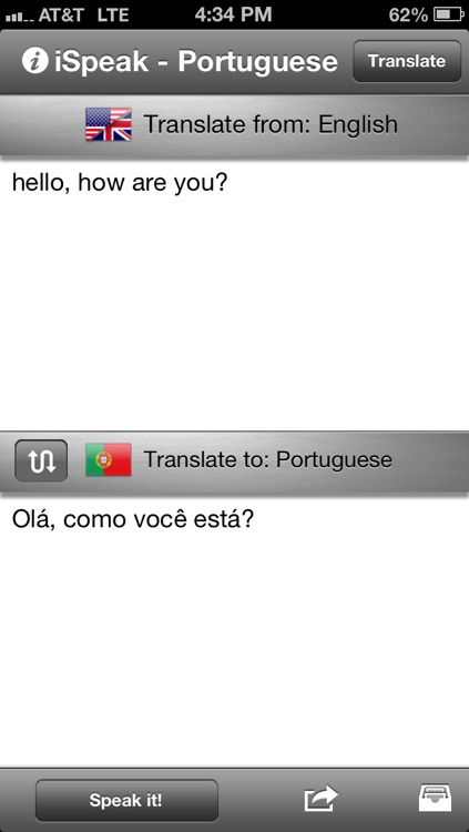 iSpeak Portuguese