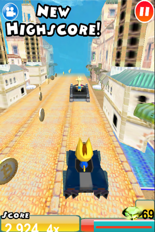 All Stars Cartoons 3D Super Kart City Racing: Go Go! screenshot 4