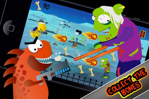 Dinos vs. Zombies Free screenshot 2