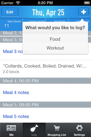 Food RX (Free)- Paleo & zone diet app screenshot 4