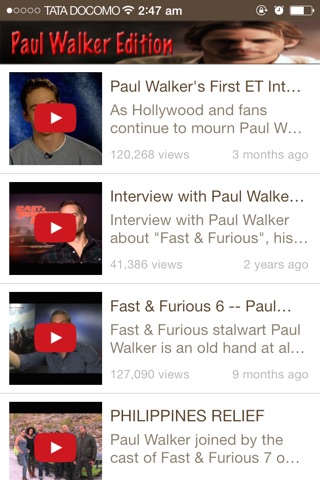 GreatApp - Paul Walker Edition screenshot 4