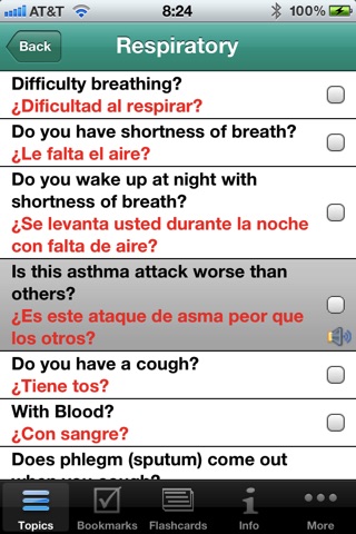 AUDIO- Medical Spanish (EMSG) screenshot 4