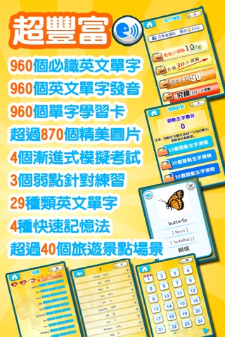 玩國小英文單字遊戲:快樂記憶國小學生必備單字960-發聲版 screenshot 2
