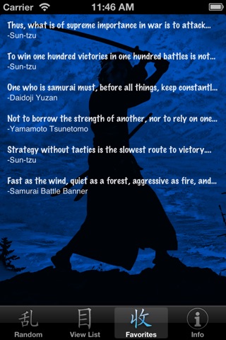 Samurai Wisdom screenshot 3